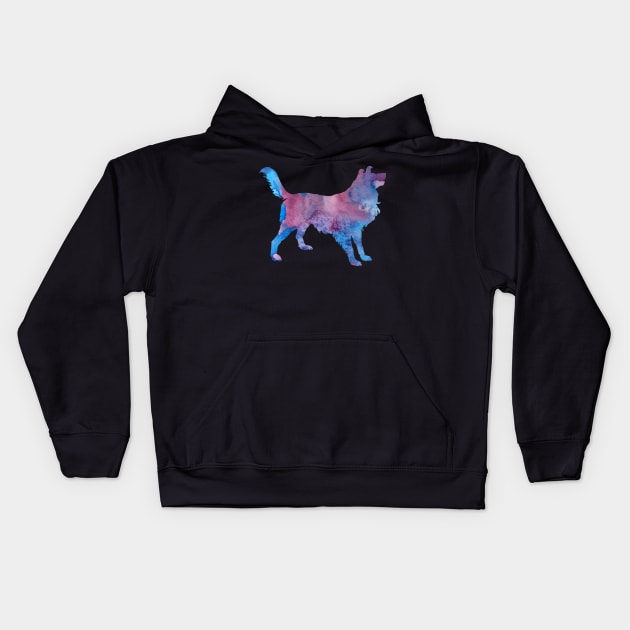 Border collie Kids Hoodie by TheJollyMarten